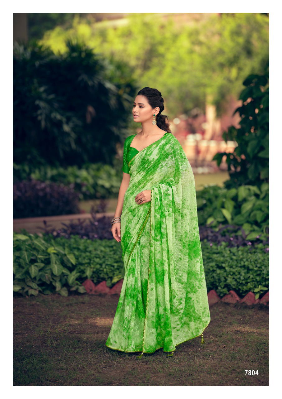 Kashvi Almora Latest Designer Fancy Festive Wear Georgette Saree Collection